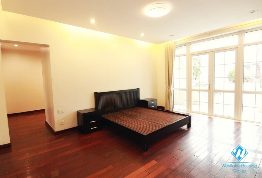 High quality and spacious house for rent in Ciputra, Tay Ho, Hanoi - Unfurnished